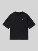 adidas Originals T-Shirt aus reiner Baumwolle in Black, Größe 152