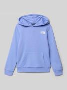 The North Face Regular Fit Hoodie mit Logo-Print in Bleu, Größe L
