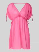 DORINA Kaftan mit V-Ausschnitt Modell 'SABRINA' in Pink, Größe L