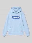 Levi’s® Kids Regular Fit Hoodie aus Baumwoll-Mix in Hellblau, Größe 15...