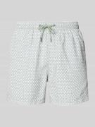 MCNEAL Badehose mit Gesäßleistentasche in Metallic Gruen, Größe L