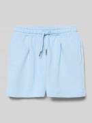 Garcia Regular Fit Sweatshorts mit Logo-Patch in Bleu, Größe 152