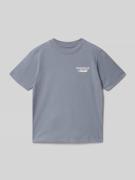 Jack & Jones Regular Fit T-Shirt mit mit Statement-Print Modell 'Bro' ...