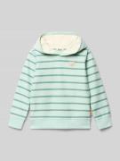 Steiff Hoodie aus reiner Baumwolle in Mint, Größe 110