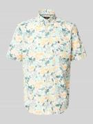 Lerros Modern Fit Freizeithemd mit Button-Down-Kragen in GELB, Größe L