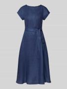 Weekend Max Mara Tailliertes Freizeitkleid aus reinem Leinen Modell 'E...
