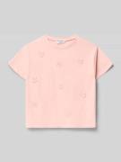 Only T-Shirt aus reiner Baumwolle in Rosa, Größe 104