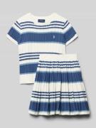 Polo Ralph Lauren Kids Regular Fit Set aus Strickpullover und Rock aus...