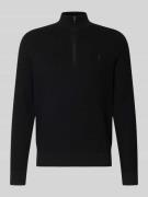 Polo Ralph Lauren Regular Fit Troyer aus Baumwoll-Mix mit Logo-Stitchi...