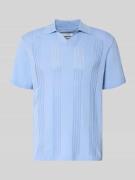 Armedangels Relaxed Fit Poloshirt aus reiner Baumwolle in Hellblau, Gr...