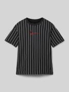 KARL KANI T-Shirt mit Label-Stitching in Black, Größe 122