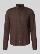 JOOP! Collection Causal Fit Leinenhemd mit Kentkragen Modell 'Mike' in...