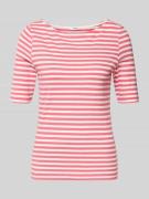 s.Oliver RED LABEL Slim Fit T-Shirt aus reiner Baumwolle in Pink, Größ...