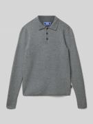 Jack & Jones Regular Fit Poloshirt in Strick-Optik Modell 'Bradfort' i...