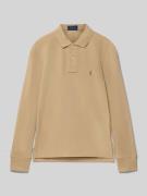Polo Ralph Lauren Teens Poloshirt mit Label-Stitching in Khaki, Größe ...