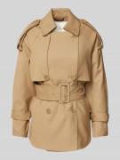 khujo Trenchcoat mit Taillengürtel Modell 'ELINA' in Beige, Größe XXL