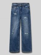 Garcia Straight Fit Jeans im 5-Pocket-Design in Blau, Größe 146