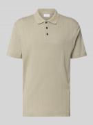 Lindbergh Regular Fit Poloshirt mit kurzer Knopfleiste in Oliv, Größe ...