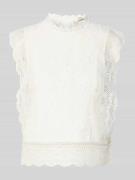 Only Slim Fit Blusentop mit Baumwoll-Viskose-Lyocell-Anteil Modell 'KA...