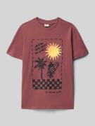s.Oliver RED LABEL Regular Fit T-Shirt aus reine Baumwolle in Mauve, G...