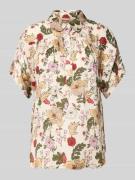 MOS MOSH Bluse aus Viskose mit kurzer Knopfleiste Modell 'Winie Flowwi...