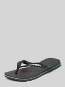 Havaianas Slippers mit Logo-Detail Modell 'Brasil' in Black, Größe 35/...