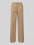 Brax Chino mit Bügelfalten in Beige, Größe 36