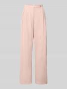 Jake*s Collection Bundfaltenhose aus Viskose-Mix mit Knopfverschluss i...