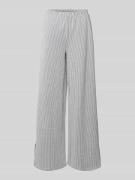 Vila Wide Leg Hose mit elastischem Bund Modell 'STRIPLO' in Marine, Gr...