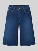 MAC Wide Leg Bermudas mit Eingrifftaschen Modell 'DREAM' in Marine, Gr...