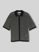 Tom Tailor Denim Regular Fit Poloshirt aus Baumwoll-Mix in Black, Größ...