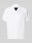 Jack & Jones Premium Regular Fit Leinenhemd Modell 'LAWRENCE' in Weiss...