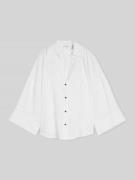 Tom Tailor Oversize Bluse aus Leinen-Viskose-Mix in Weiss, Größe 34
