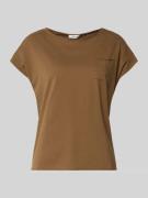 s.Oliver RED LABEL Regular Fit T-Shirt aus reiner Baumwolle in Mittelb...