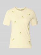 Only Regular Fit T-Shirt aus reiner Baumwolle Modell 'KITA' in Hellgel...