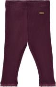 Minymo Gerippte Leggings, Fig, 62