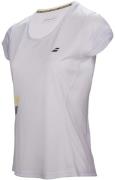 Babolat Core Flag Club Girl T-Shirt, Weiß 152