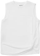 Hyperfied Jersey Knot Tank Top, Snow White 134–140