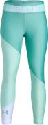 Under Armour HG Color Block Ankle Crop Leggings, Neo Turquoise XL