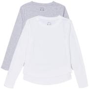 Luca &  Lola Alfonsia Langärmliges T-Shirt 2er-Pack, Grey Melange/Whit...