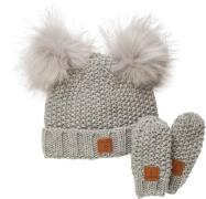 Kombi Adorable Mütze und Handschuhe, Light Heather Gray, XXS