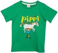 Pippi Langstrumpf T-Shirt, Grün, 110-116