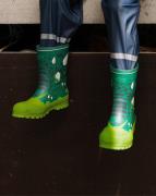 Viking Jolly Print Gummistiefel, Bottlegreen, 32, Kindergummistiefel, ...