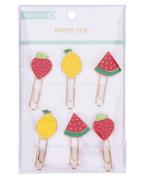 Krea Büroklammern Zitrone   6 stk.