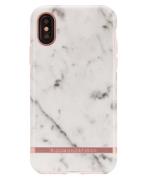 Richmond And Finch White Marble - Rose iPhone X/Xs Cover