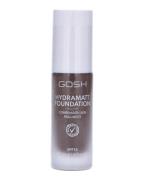 Gosh Hydramatt Foundation Combination Skin Peau Mixte 020N Very Deep 3...