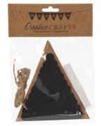 Party Collection Fahnen Girlande Schwarz 2