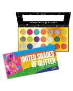Rude Cosmetics United Shades of Glitter  21 Pressed Glitter Palette (U...