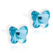 Blomdahl Medical Plastic  Butterfly 5mm Aqua