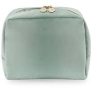 LULU'S ACCESSORIES Toiletry Bag Velvet Mint